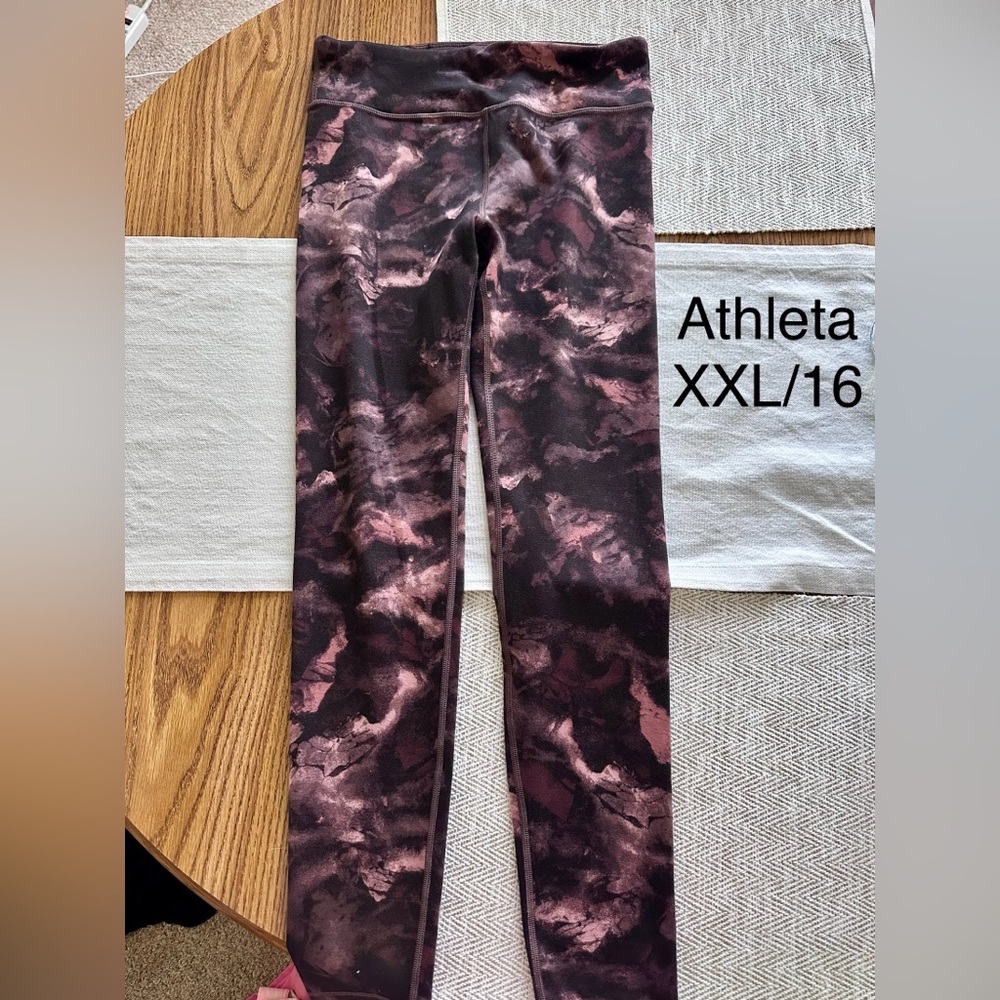 Athleta Girls leggings XXl/16